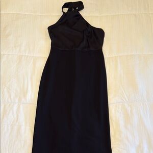 Express Black Halter Dress